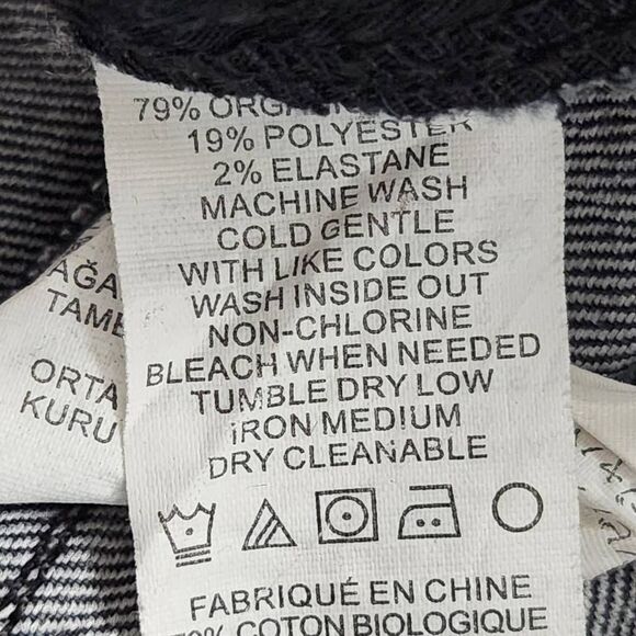 Prana Gray Straight Leg Jeans Size 16 Prana Gray Denim - Picture 6 of 7